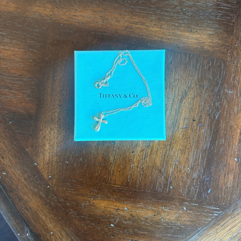 Tiffany & Co. Silver Cross Necklace